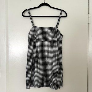 Cooperative Urban Outfitters Gingham Adjustable Straps Mini Dress